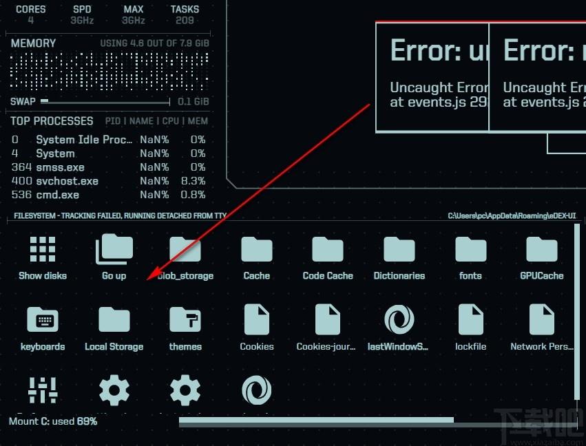 eDEX-UI下载,炫酷终端模拟器,系统其它