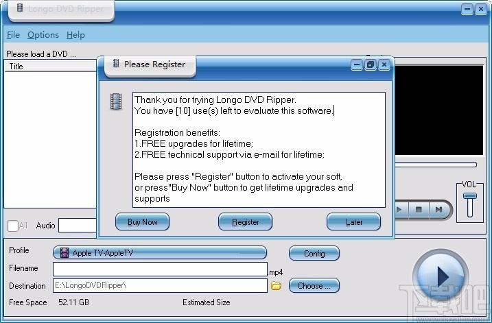 Longo DVD Ripper下载,DVD翻录工具,DVD翻录